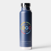 Modern Minimalistisches Logo für Navy Blue Company Trinkflasche (Links)