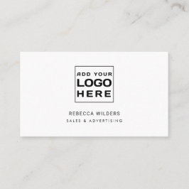 Modern Minimalistisches Logo Visitenkarte