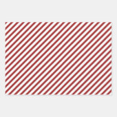 Modern Minimalistisches Weihnachtsrot Geschenkpapier Set (Vorderseite 3)