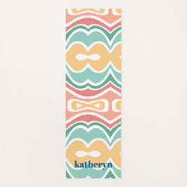 Modern Mint Green Abstrakt Stylish Chic Yoga Mat Yogamatte