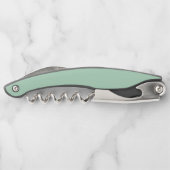 Modern Mint Green Corkschraube - Wine Lover Kellnermesser (Rückseite)