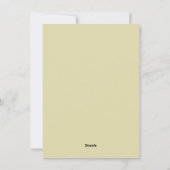 Modern Mistletoe Christmas Feiertagskarte (Rückseite)