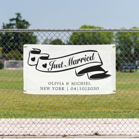 Modern mit Herz-gerade-Auto-Banner Banner (Insitu)