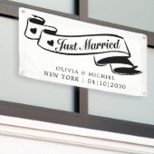 Modern mit Herz-gerade-Auto-Banner Banner (Äußeres Gebäude)