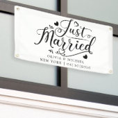 Modern mit Herz-gerade-Auto-Banner Banner (Äußeres Gebäude)