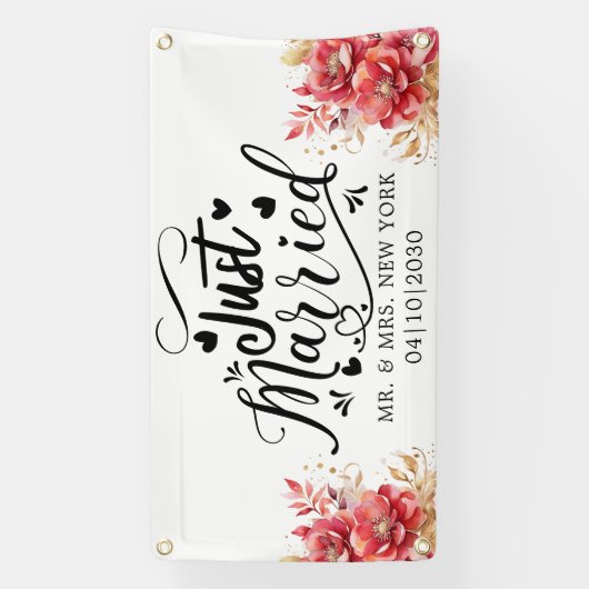 Modern mit Herz-gerade-Auto-Banner Banner (Vertikal)