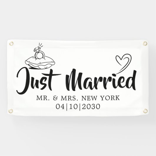 Modern mit Herz-gerade-Auto-Banner Banner (Horizontal)