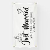 Modern mit Herz-gerade-Auto-Banner Banner (Vertikal)
