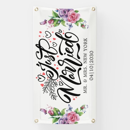 Modern mit Herz-gerade-Auto-Banner Banner (Vertikal)