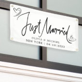 Modern mit Herz-gerade-Auto-Banner Banner (Äußeres Gebäude)