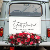 Modern mit Herz-gerade-Auto-Banner Banner