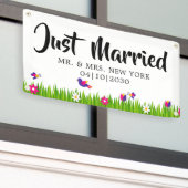 Modern mit Herz-gerade-Auto-Banner Banner (Äußeres Gebäude)