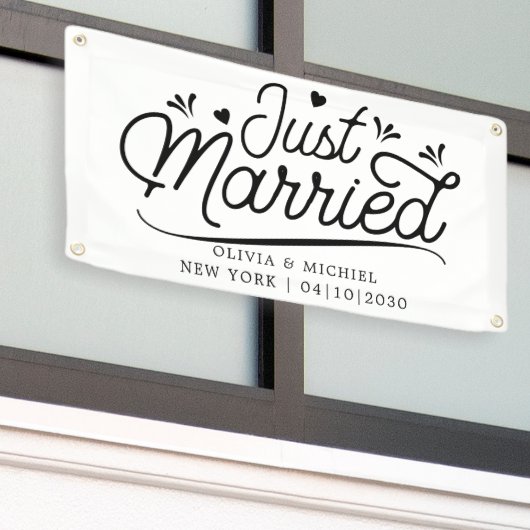 Modern mit Herz-gerade-Auto-Banner Banner (Äußeres Gebäude)