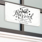 Modern mit Herz-gerade-Auto-Banner Banner (Äußeres Gebäude)