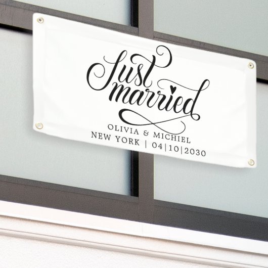 Modern mit Herz-gerade-Auto-Banner Banner (Äußeres Gebäude)