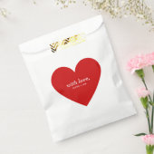 Modern mit Liebe-Rotes Herz Geschenktütchen (Versiegelt)
