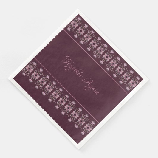 Modern mit Musterakzent Serviette (Ecke)