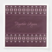 Modern mit Musterakzent Serviette (Vorderseite)