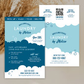 Modern Mobile Laundry Service Laundromat Marketing Flyer