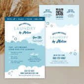 Modern Mobile Laundry Service Laundromat Marketing Flyer