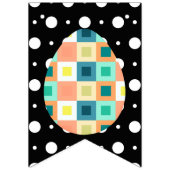 Modern Mod Pop Art Geometric Easter Bunting Banner (Zweite Fahne)