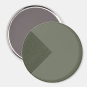 Modern Modern Green Arrow Magnet (Vorderseite/Rückseite)
