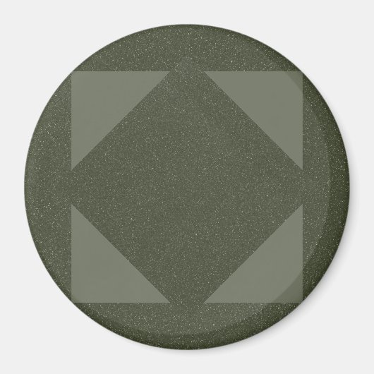 Modern Modern Green Triangle Magnet (Vorne)