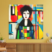 Modern Modern Leinwanddruck (Insitu (Wohnzimmer))