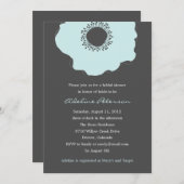 Modern Modern Poppy Bridal Shower Einladungen (Sof (Vorne/Hinten)