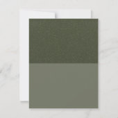 Modern moderne Green Split Flat Save the Date Card (Vorderseite)