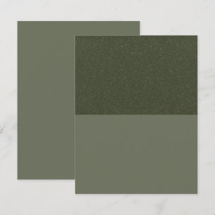 Modern moderne Green Split Flat Save the Date Card
