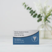 Modern moderne Zahnimplantate TerminierungsVisiten Visitenkarte (Stehend Vorderseite)