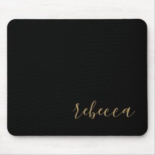 Modern moderner Black & Gold Mouse Pad Mousepad