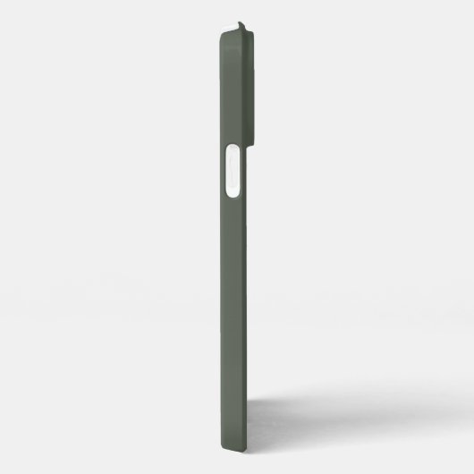 Modern moderner grüner Individuelle Name Geburtsta iPhone Hülle (Rechte Seite)