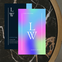 Modern moderner Makeup Künstler farbenfroh strahle