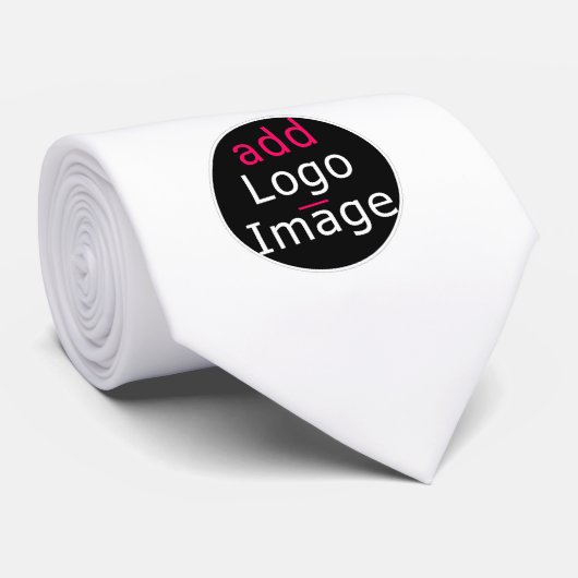 Modern moderner Werbe-Werbe-Maßstab in Weiß Krawatte (Gerollt)