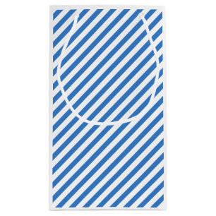 Modern modernes, blau gestreiftes Template kreativ Kleine Geschenktüte