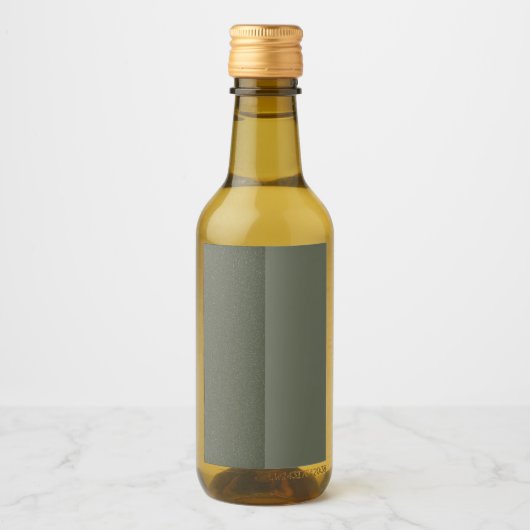 Modern modernes grünes Dualtonlabel - anpassbar Weinetikett (Vorderseite)