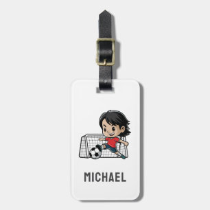 Modern modischer Fußball-Fußball-Personalisiert Gepäckanhänger