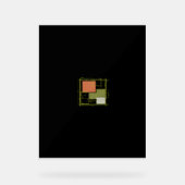 Modern Modular Floor Plan – Minimalist Architectur Acrylschild (Vorderseite)