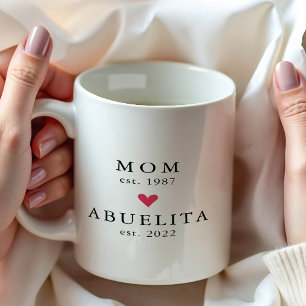 Modern Mom Abuelita Jahr gegr. Kaffeetasse
