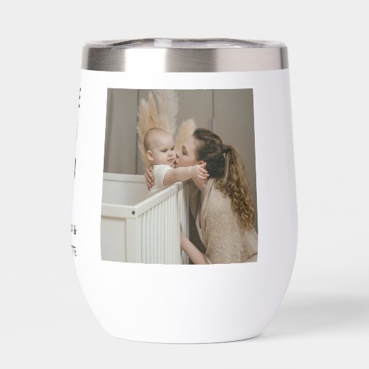 Modern Mom Photo Keepsake Gift (Rückseite)