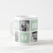 Modern Mommy Foto Collage Kaffeetasse (Vorderseite Links)