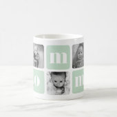 Modern Mommy Foto Collage Kaffeetasse (Mittel)