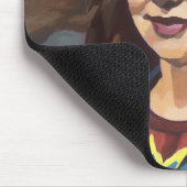 Modern Mona Lisa Painting - da Vinci Inspired Art Mousepad (Ecke)