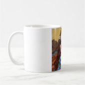 Modern Mona Lisa Painting - Inspired by da Vinci Kaffeetasse (Links)