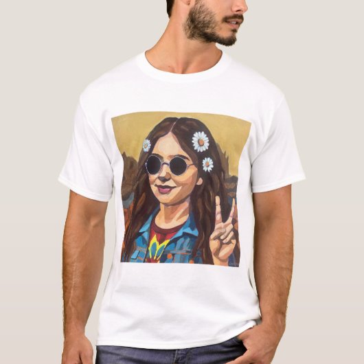 Modern Mona Lisa Painting - Inspired by da Vinci T-Shirt (Vorderseite)