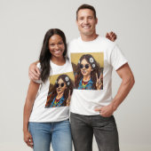 Modern Mona Lisa Painting - Inspired by da Vinci T-Shirt (Unisex)