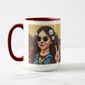Modern Mona Lisa Painting - Inspired by da Vinci Tasse (Links)