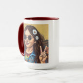 Modern Mona Lisa Painting - Inspired by da Vinci Tasse (Vorderseite Links)